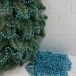 Пластиковые бусы Бисер 8 мм.*10 м., бирюзовый, Christmas DeLuxe (89750)