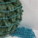 Пластиковые бусы Бисер 8 мм.*10 м., бирюзовый, Christmas DeLuxe (89750)