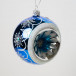 С2250/2 Стеклянный шар Прелесть 85 мм., синий, Ёлочка