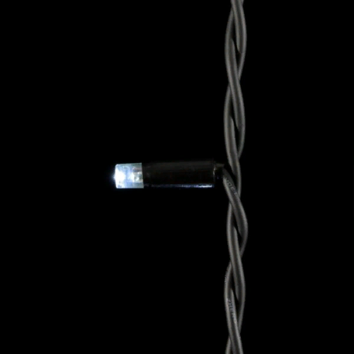 Светодиодный занавес с колпачком 2*3 м., 600 белых LED ламп, каучуковый черный провод, IP65, Beauty Led (LL602-1-2W)