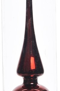 Елочная макушка Classic 26 см, бордовая, стекло,  KAEMINGK (113069)