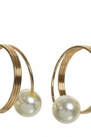 Кольца для салфеток Жемчужная россыпь 4 см., 2 шт., золото, Kaemingk (608710)