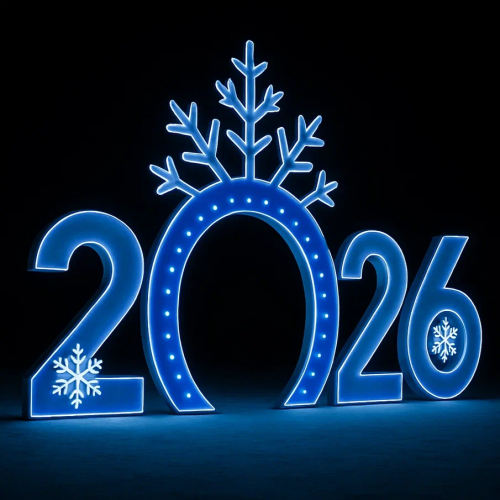 Светодиодные цифры &quot;2026&quot; 200 см., Сад Радости (SR027) в Шахты
