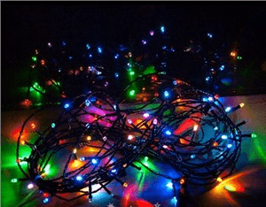 Уличная электрогирлянда диодная 10 м, мультицвет (арт. UL-color)