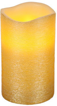 Светодиодная свеча LED LINDA неровный край,  желтый воск (068-51)