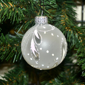 Шар &quot;Бархатистый&quot; 80 мм., стекло, в подарочной упаковке, Батик (КУ-85-1258)