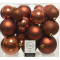 Набор пластиковых шаров Эллада 26 шт., светлый палисандр, Kaemingk (020620)