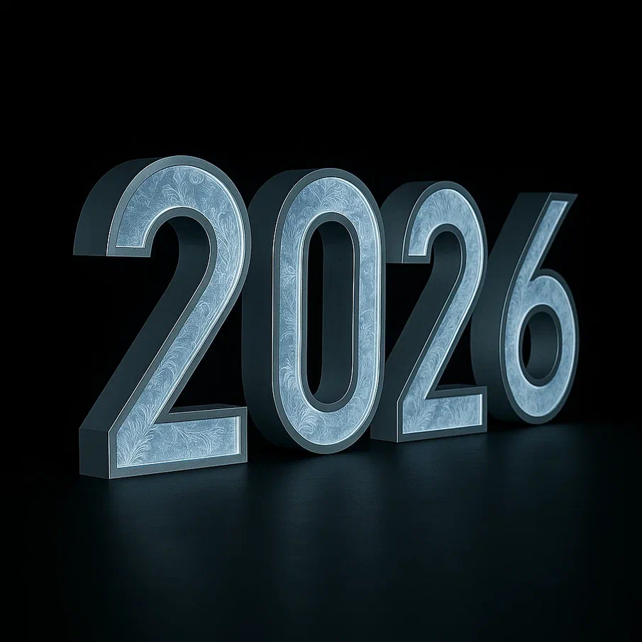 Светодиодные цифры "2026" 200 см., Сад Радости (SR028) в Шахты