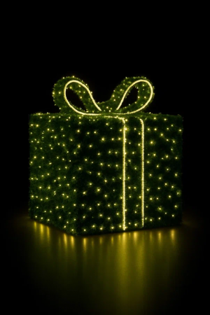 Светодиодная фигура из мишуры Подарок 80 см., Сад Радости (SR322)