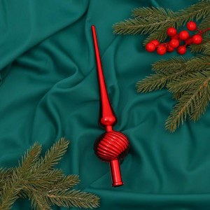 Макушка Классика полосы 25 см., красный, Зимнее Волшебство (6537062)    