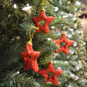Набор звездочек красных, 4 шт., 8х8 см. (522531)