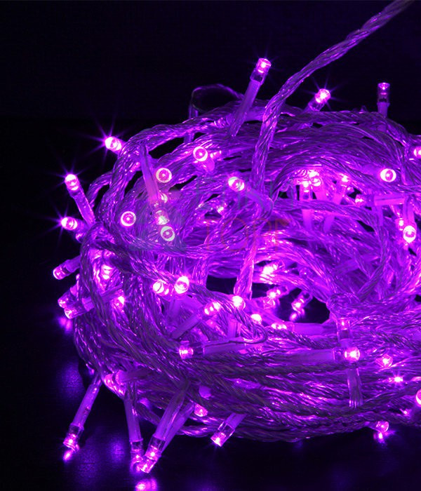 Комплект гирлянды на деревья с контроллером 60 м., 3 луча по 20 м, 600 LED ламп пурпурного цвета, Beauty Led (KDD600C-10-1PU) в Белгороде