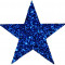 Звезда из пенофлекса 150 мм., синий,ПромЕлка (Z-150BLUE)