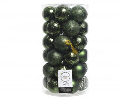 Набор пластиковых шаров Королевский 60 мм., зеленый, 37 шт., Kaemingk (020811)