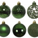 Набор пластиковых шаров Королевский 60 мм., зеленый, 37 шт., Kaemingk (020811)