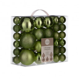 Набор пластиковых шаров Гамма 46 шт., зеленый, House of seasons (85645)