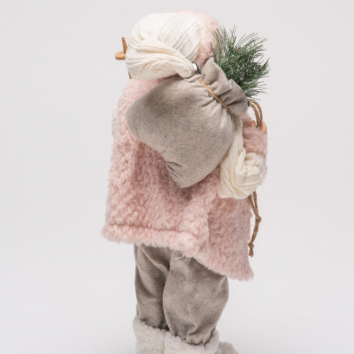 Дед Мороз Дворцовый в розовой шубке 60 см., ЕлкиТорг (ZS-S-21835-24)