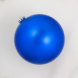Шар пластиковый матовый 150 мм., синий, ЕлкиТорг (150521)