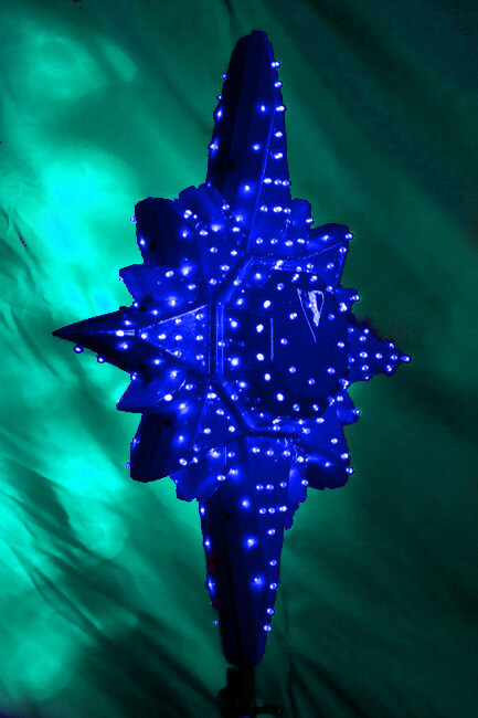 Макушка Полярная звезда Эконом 55 см. для елей высотой от 3 до 8 м., синяя, Green Trees (pol-55)