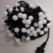 Светодиодная гирлянда шарики Fiesta, 10 м., 100 RGB LED ламп 23 мм, черный каучук, LTC (RGB BB100-2-2RGB) в Санкт-Петербурге