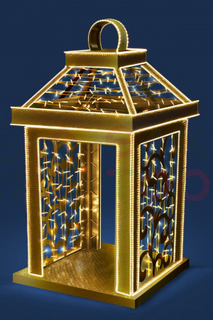 Светодиодная фотозона Золотой фонарь средний 1.7 м, Conso (3DGR111-s170)