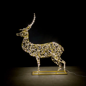 Светодиодная фигура Олень Рождественский малый 160 см., Сад Радости (SR030)