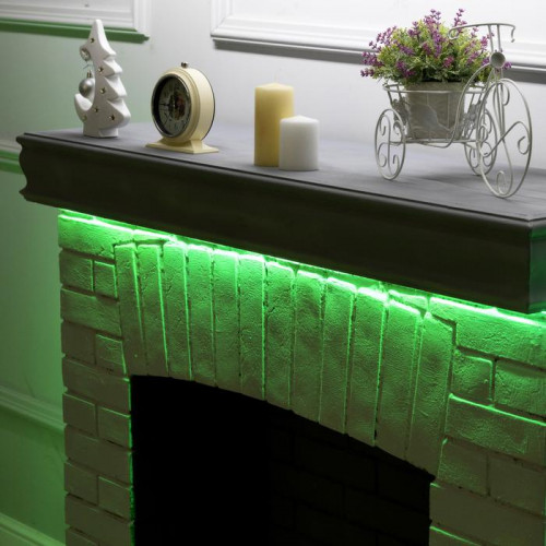 Комплект светодиодной ленты Luazon Lighting 5 м., IP65, SMD5050, 30 LED/м., USB, пульт ДУ, приложение, RGB, Luazon Lighting (7908969)