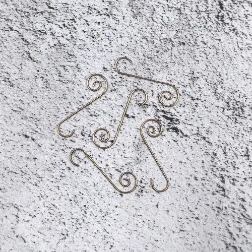 Крючки для елочных украшений, золото, 50 шт., Christmas DeLuxe (86784)