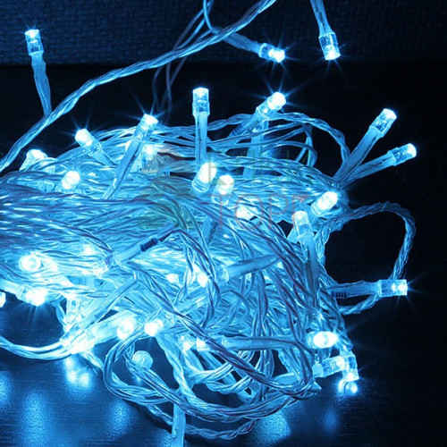 Комплект гирлянды на деревья с контроллером 60 м., 3 луча по 20 м, 600 LED ламп небесно голубого цвета, Beauty Led (KDD600C-10-1SB)