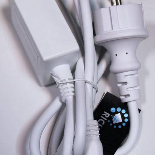 Блок питания для гирлянд с эффектом мерцания, 1.5 м., 220 V, 2А, белый провод, Rich LED (RL-220AC/DC-2AF-W)