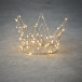 Украшение корона 10*18см.,60 теплых белых LED ламп, с таймером (84881) в Санкт-Петербурге