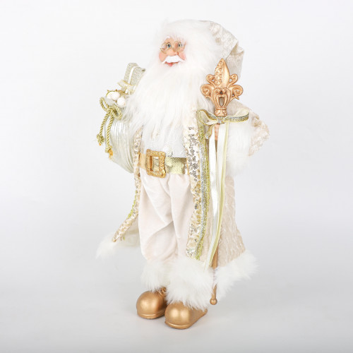 Дед Мороз Королевский в золотом наряде 60 см., ЕлкиТорг (ZS-S-21838-24)