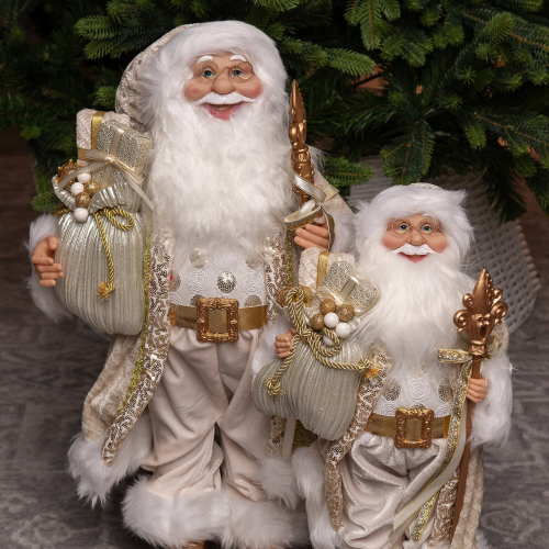 Дед Мороз Королевский в золотом наряде 60 см., ЕлкиТорг (ZS-S-21838-24)