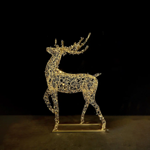 Светодиодная фигура Олень со съемными рогами 240 см., Сад Радости (SR031)