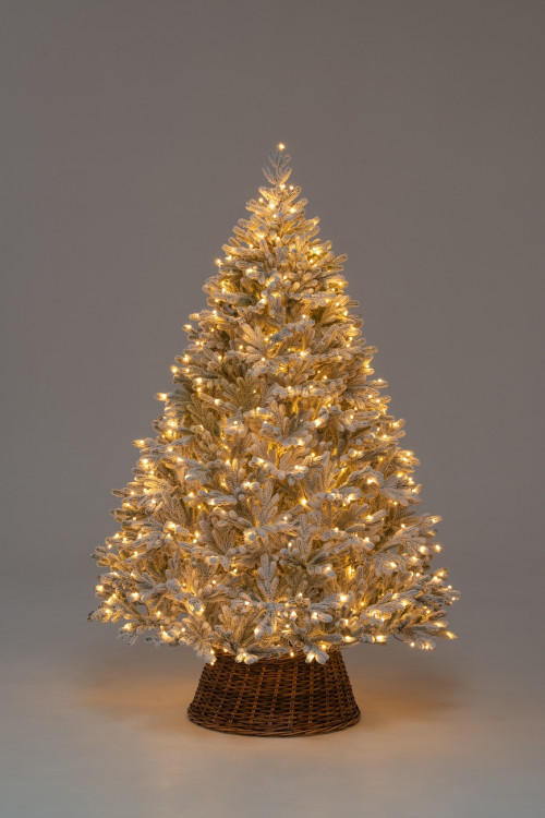 Искусственная елка Швейцарская заснеженная 300 см., 1016 теплых-белых Led ламп, 100% литая хвоя, ЕлкиТорг (176300) в Санкт-Петербурге