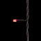 Светодиодная бахрома с колпачком 3,2*0,9 м., 168 разноцветных LED ламп, каучуковый черный провод, Beauty Led (LL168-1-2M)