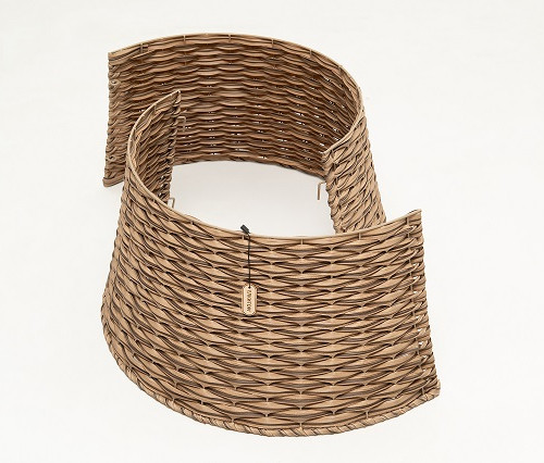 Корзина под елку Прованс 65*48*30 см., разборная, орех, ЕлкиТорг (65-219)