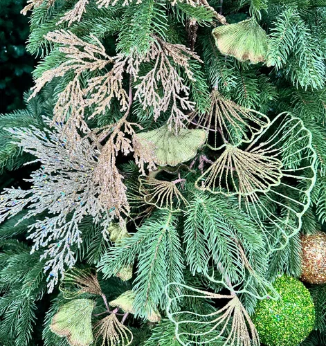 Ветвь Кипарис королевский шампань, 84 см., 1 шт., Christmas DeLuxe (86729) 