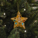 Украшение на елку Звездочка золотая 12х12 см. (522562) в Благовещенске