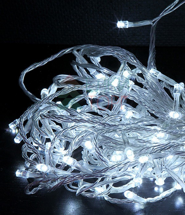 Комплект гирлянды на деревья с контроллером 60 м., 3 луча по 20 м, 600 LED ламп холодного белого цвета, Beauty Led (KDD600C-10-1W) в Белгороде
