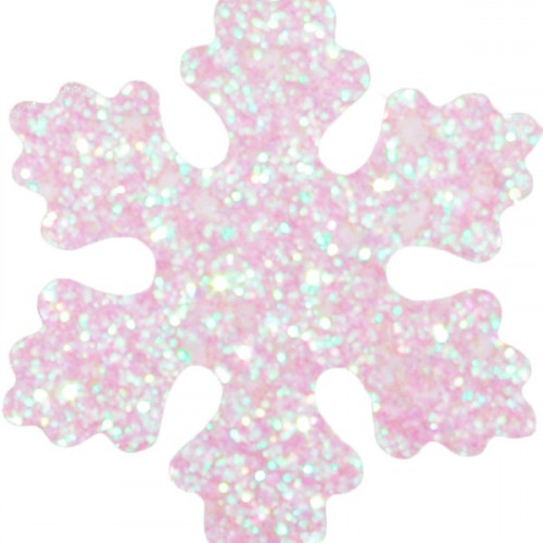 Снежинка из пенофлекса Облачко 100 мм., белый, ПромЕлка (CO-100WHITE)