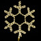 Снежинка MAIN, 80 см, 220В, теплый белый, Teamprof (960146)