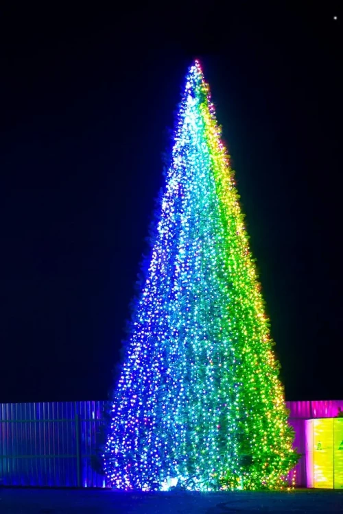 Комплект освещения  Хамелеон RGB для елей высотой 13 м., 26 шт.*12 м., Green Trees (Ham13)