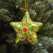 Украшение на елку Звездочка зеленая 12х12 см, (522579) в Благовещенске