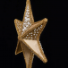 Винтажное украшение Сокровища Посейдона - Звезда 18х20 см., золото, 1 шт., ChristmasDe Luxe (89048)