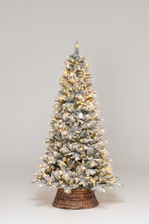 Искусственная елка Скандинавия заснеженная 300 см., литая+пвх, 1200 мульти/теплых LED ламп, ЕлкиТорг (26300) в Санкт-Петербурге