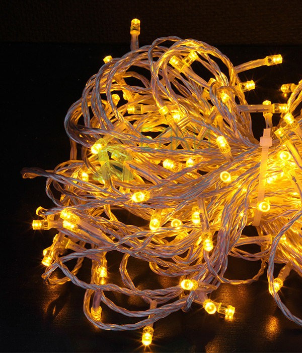 Комплект гирлянды на деревья с контроллером 60 м., 3 луча по 20 м, 600 LED ламп желтого цвета, Beauty Led (KDD600C-10-1Y) в Уфе