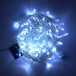 Светодиодная нить с мерцанием 10 м., 220V, 100 холодных белых LED ламп, прозрачный ПВХ провод, Rich LED (RL-S10CF-220V-T/W) в Санкт-Петербурге
