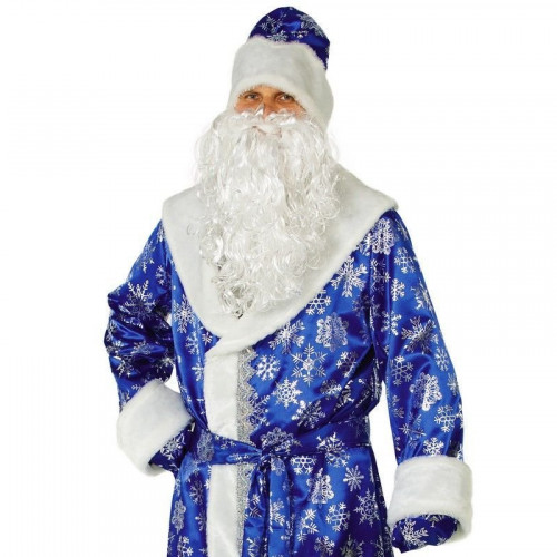 Костюм Деда Мороза, сатин синий, Батик (188-1-54-56)