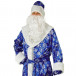 Костюм Деда Мороза, сатин синий, Батик (188-1-54-56)